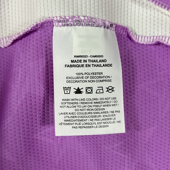 Nike Dri-Fit Purple & White Basketball Jersey Tank Top | Size 3XL - Picture 12 of 13